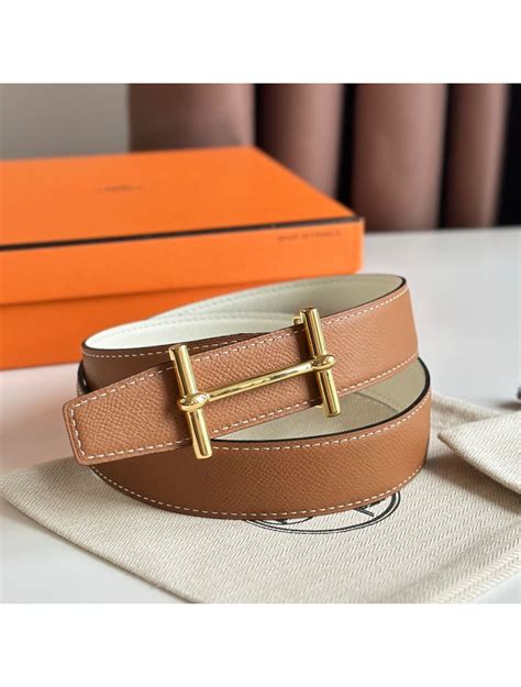 hermes h d'ancre belt|HERMES Epsom 32mm H d'Ancre Belt 90 36 Gold White.